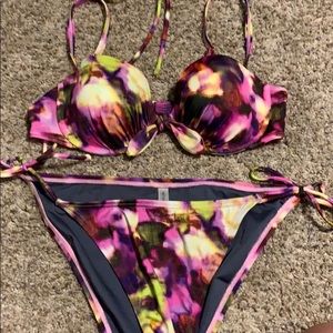 Multi colored bikini